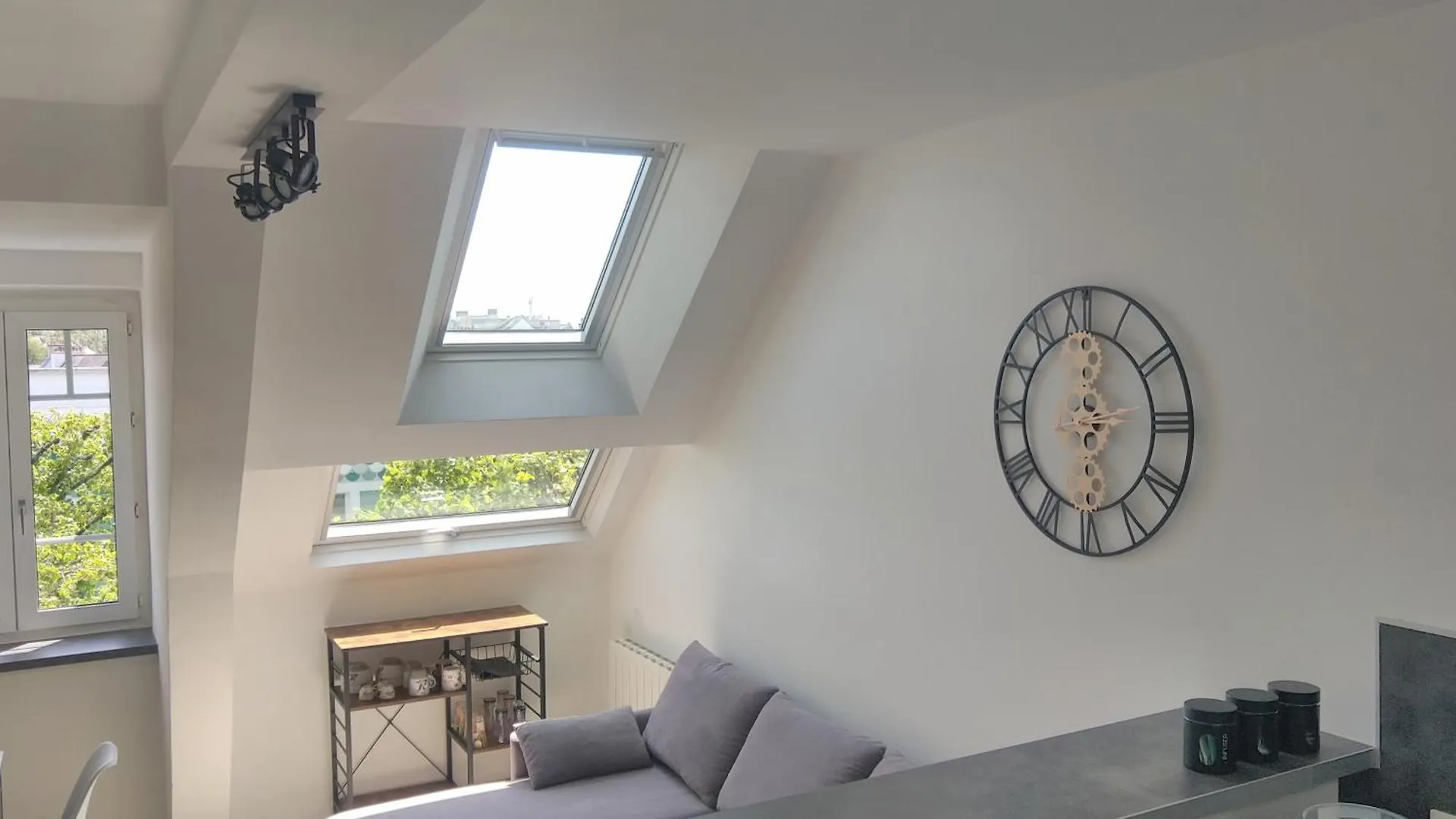 T2 Centreville, Appart Lumineux,1 Chambre, 4 Pers, Climatisation, Wifi, Parking Gratuit 로리앙 아파트